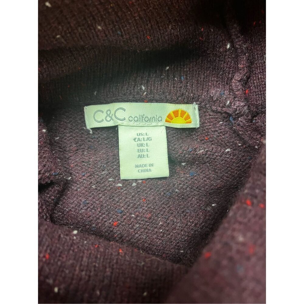 C&C California Burgundy Mixed Color Spec Hi Low T… - image 6